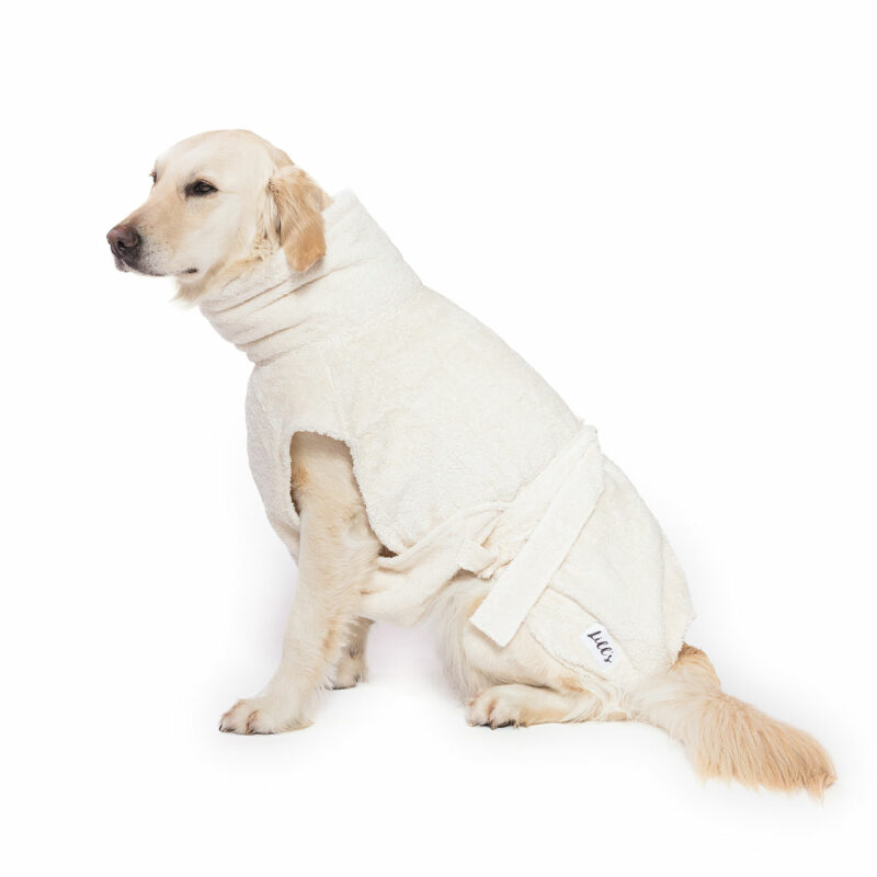 Lill's Hundebademantel aus Bio-Baumwolle "cotton"