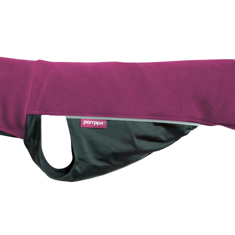 JumppaPomppa Fleece Hundepullover plum Kollektion 2021 & 2022 - Gr. 48 ❤️ Beagletuff® - Rund um den Hund